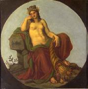 Lotz, Karoly Allegory of Earth oil painting artist